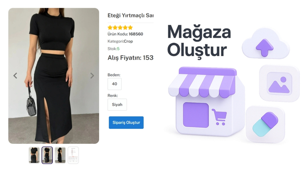 Mağaza oluştur ekranı